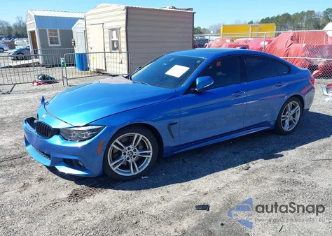 2018 BMW 430I Gran Coupe z USA, uszkodzony, nr VIN WBA4J1C53JBG76525